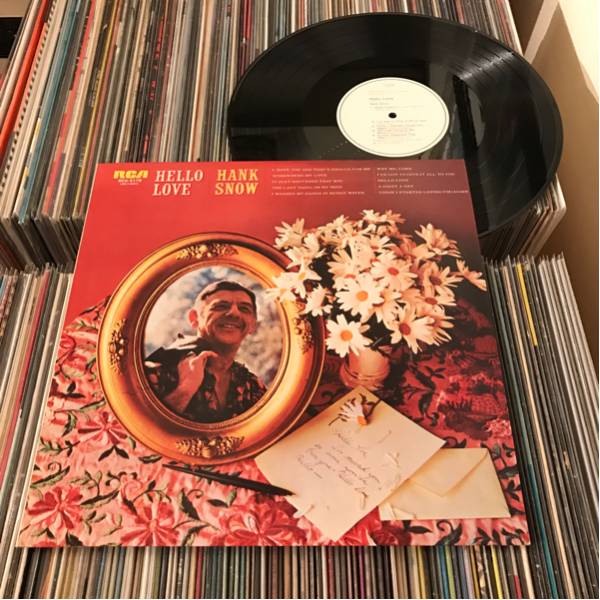 HANK SNOW 国内見本盤LP HELLO LOVE ハンクスノウ拍卖