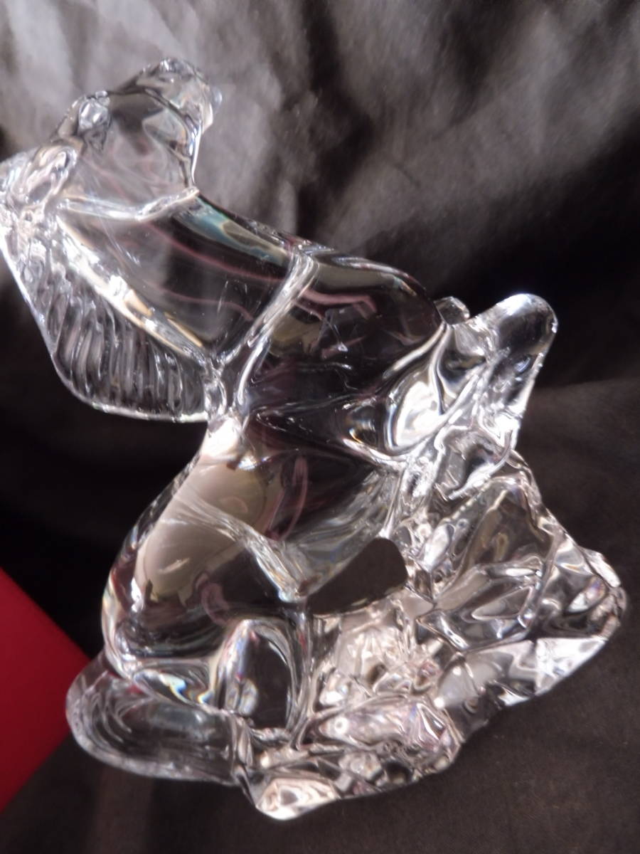 新品箱付 バカラ baccarat 馬 干支 縁起物 クリスタル 冊子付拍卖