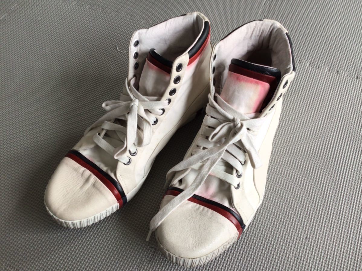 アレクサンダーマックィーン × プーマ コラボ Alexander McQueen PUMA ハイカットスニーカー 靴 シューズ 25.5cm vlf-0108拍卖
