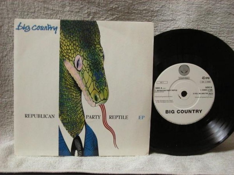 EP★BIG COUNTRY★Republican Party Reptile UK Vertigo オリジナル拍卖