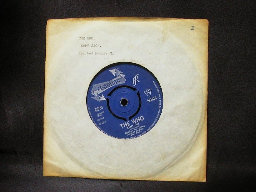 7インチ★WHO★Happy Jack / I've Been Away UK Reaction オリジナル拍卖