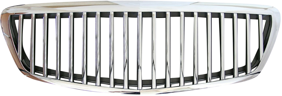 【M's】W221 BENZ AMG Sクラス 前期 (2005y-2009y) マイバッハルック パナメリカーナグリル (ブラック/クローム) パルテノン 縦フィン 1528拍卖