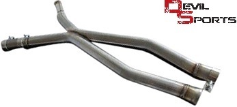 【M's】W221 前期 S350 S500 S550 Sクラス ショート用 (2006y-2009y) Devil Sports ストレートセンターXパイプ // デビルスポーツ 3201拍卖