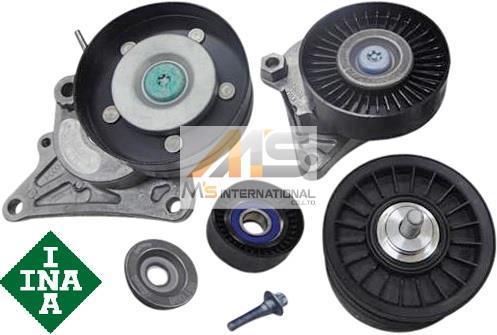 【M's】W220 Sクラス/W215 CLクラス/R230 SLクラス(V8/M113)INA製・他 ベルトテンショナー+プーリー他 4点SET/AMG 1122000970 1132000170拍卖