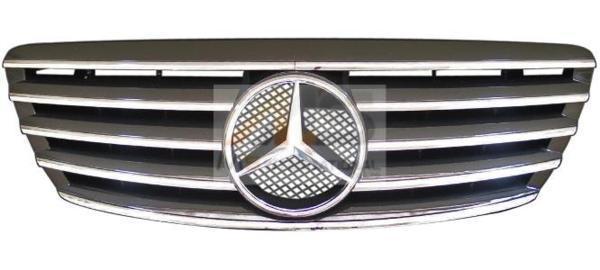 【M's】ベンツ W220 Sクラス 後期(03y-)SLルック フロントグリル ブラック 0012拍卖