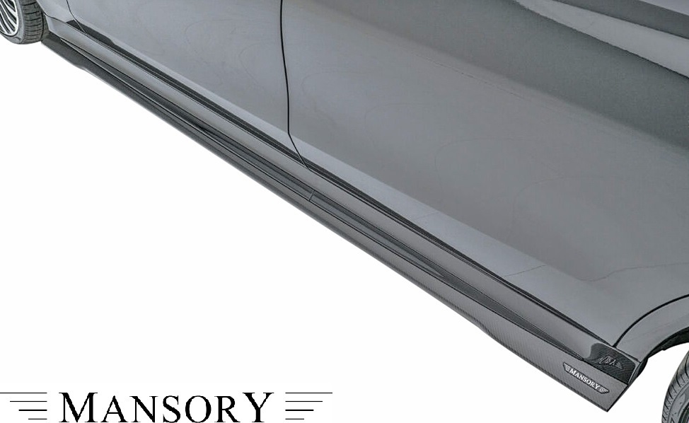 【M's】W223 ベンツ Sクラス ロング “AMGライン” 前期 (2021y-) MANSORY サイドスカート 左右 / CARBON マンソリー エアロ 223-595-121拍卖