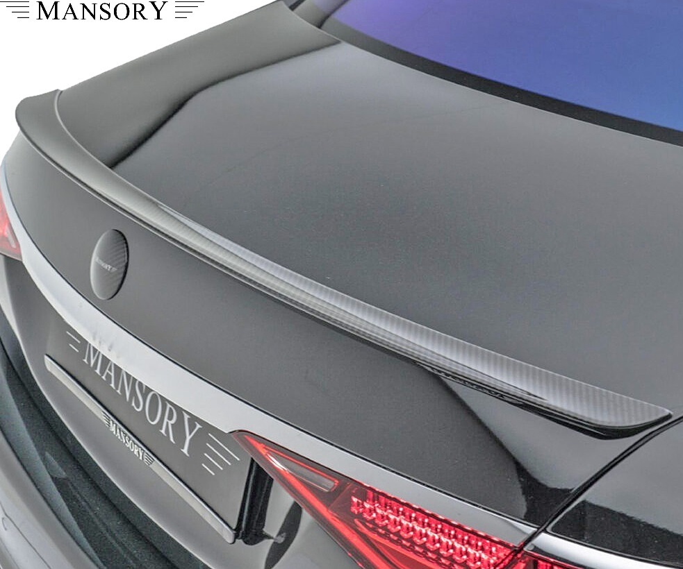 【M's】W223 BENZ Sクラス 前期 (2021y-) MANSORY リヤデッキスポイラー タイプ1 // カーボン マンソリー リアウイング 223-830-861拍卖