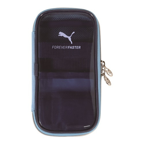 @【即決】◆PUMA(プーマ) ペンケース◆ シースルークリアFペンケース ネイビー スリム クツワ //PM366NB拍卖