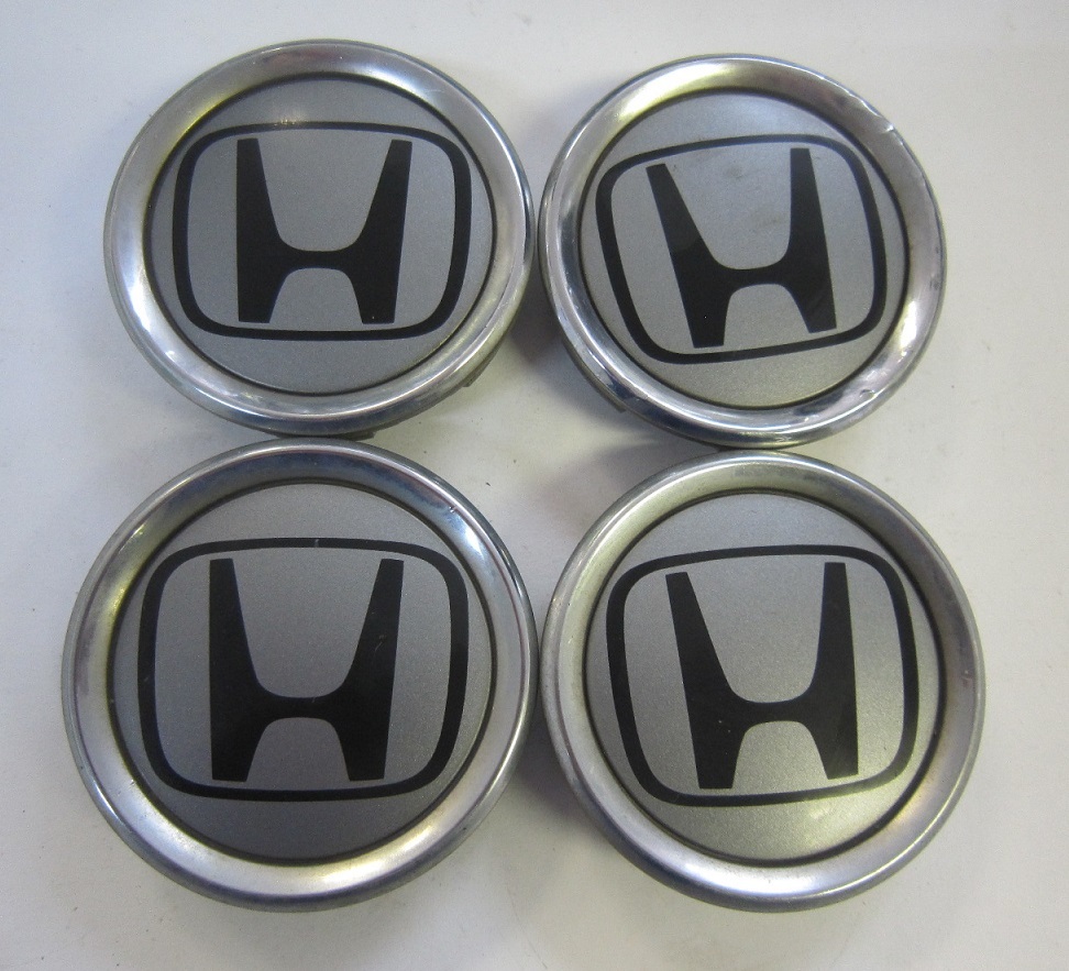 あ133☆ホンダ センターキャップ 4枚 44742-SHJ-A90 ストリーム エディックスなど グレー 拍卖