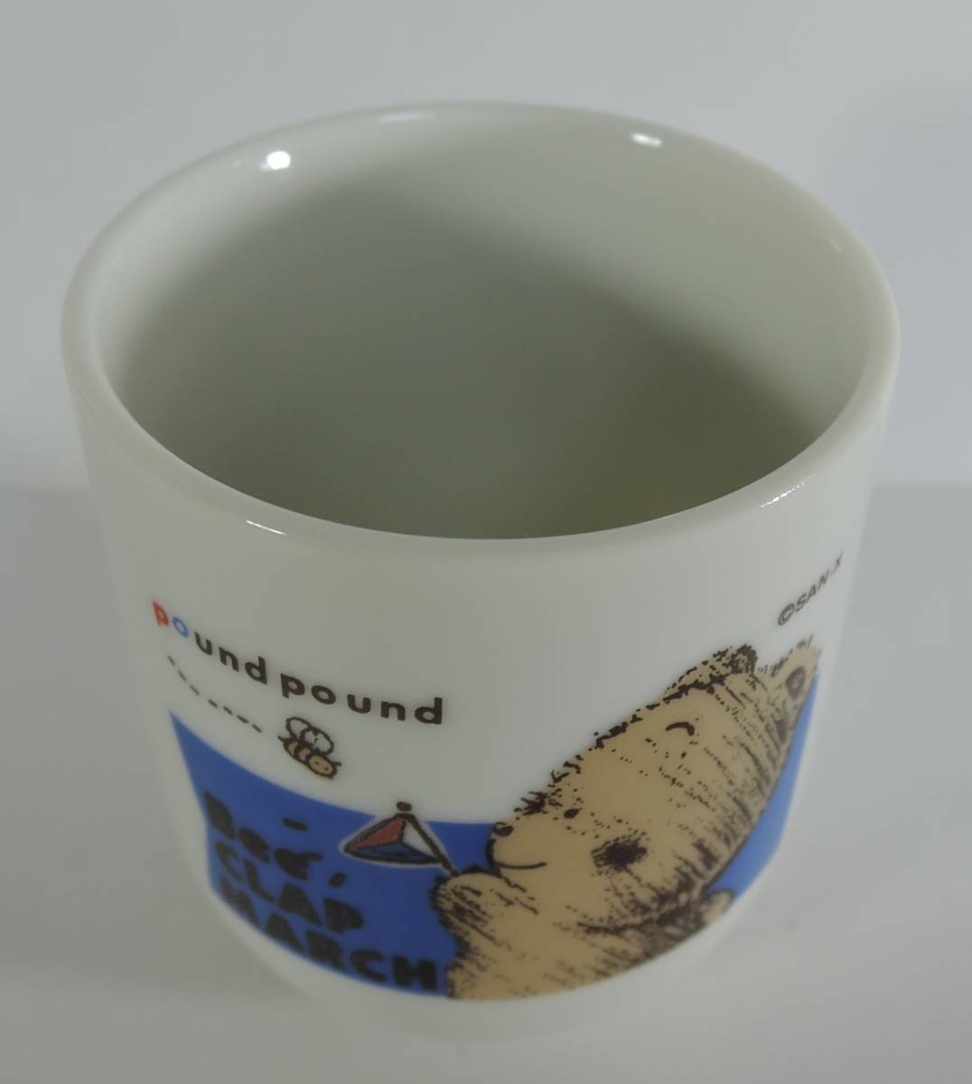 ☆04M■Bee CLAP MARCH ハチ・クマ 湯飲み/湯呑み 陶器製■サンエックス拍卖