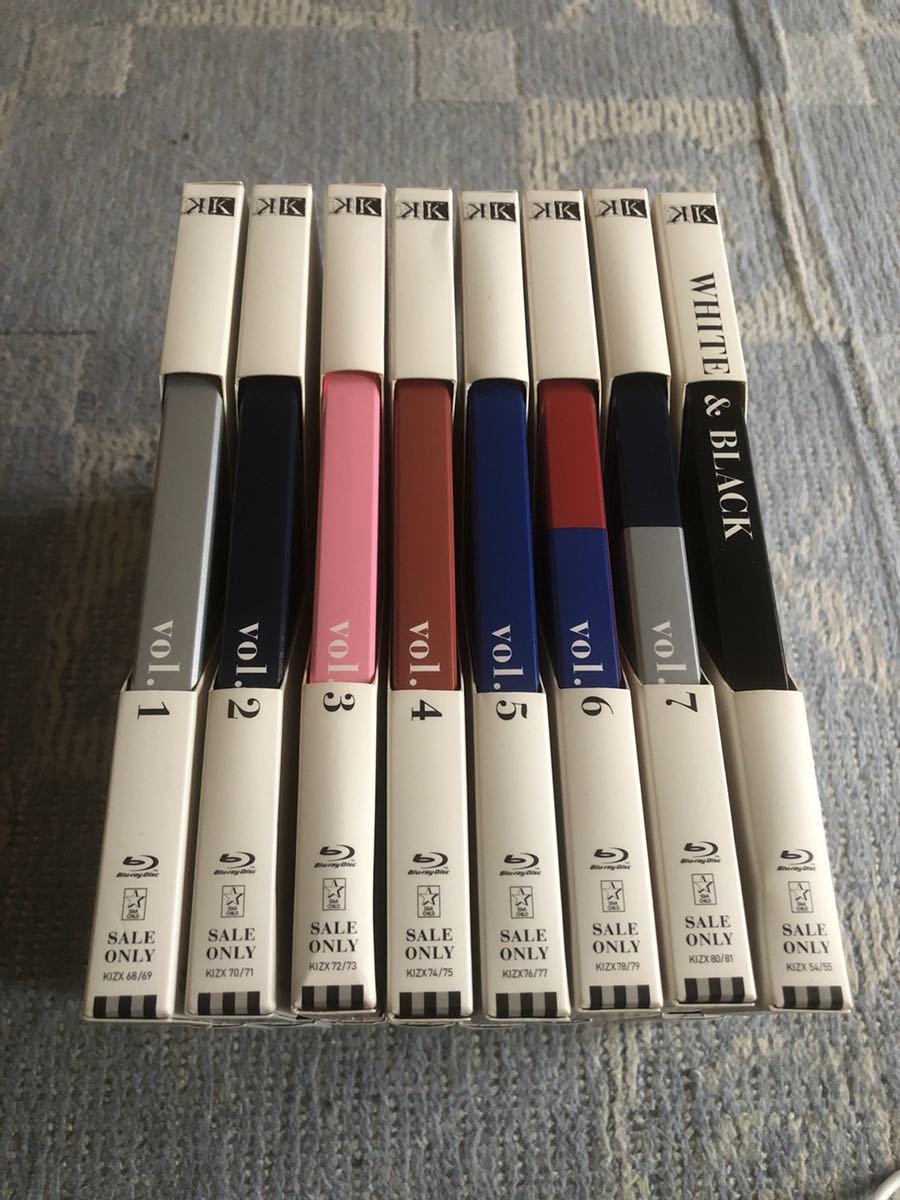 激安!超レア!☆K/vol.1〜7+WHITE&BLACK☆Blu-ray☆美品☆拍卖