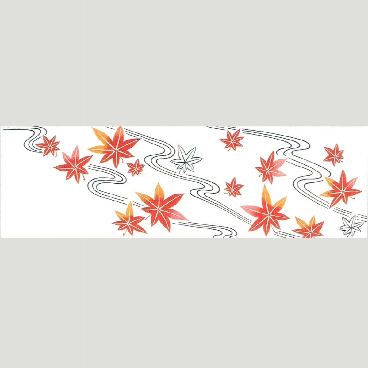 手拭「水 楓」ゆかた地 本染踊り てぬぐい 歳129白5228拍卖