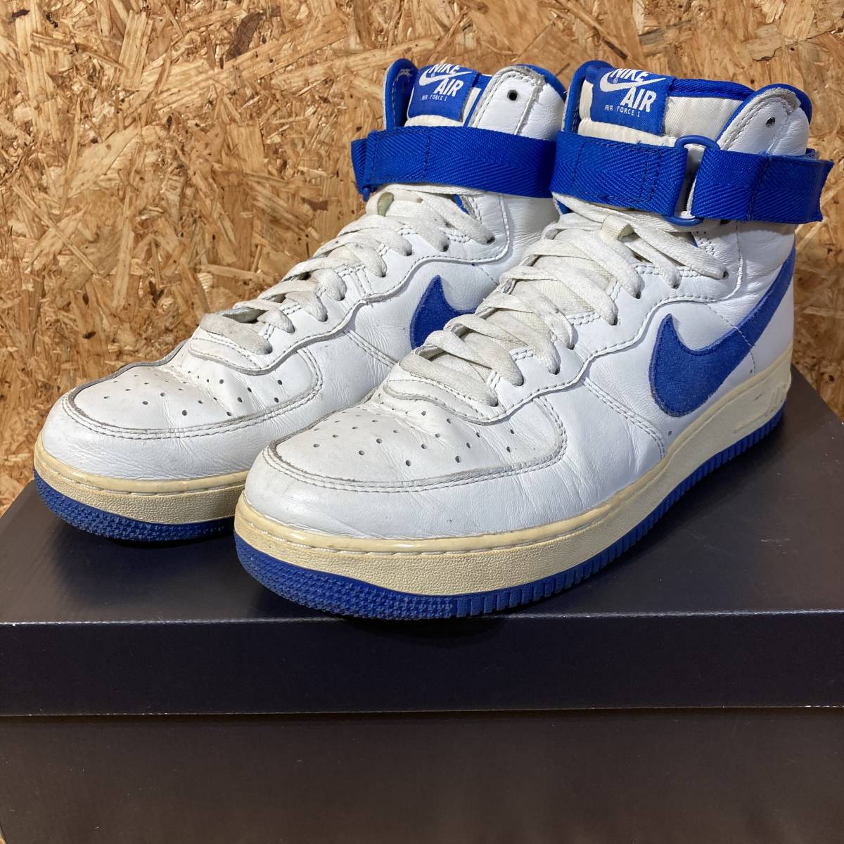 NIKE AIR FORCE 1 HI RETRO QS US10.5 28.5cm エア フォース ベルクロ ハイカット拍卖