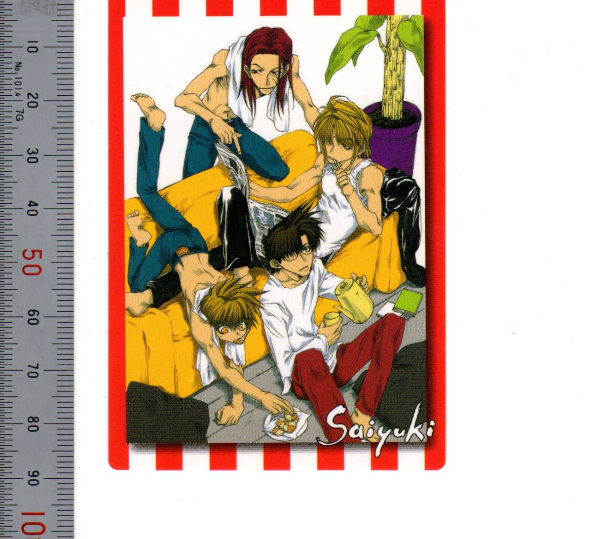 No.129 最遊記-127 イラストギャラリーカード-44 三蔵 悟空 悟浄 八戒 Gファンタジー Kazuya Minekura【送料無料】熊五郎のトレカ 901384拍卖