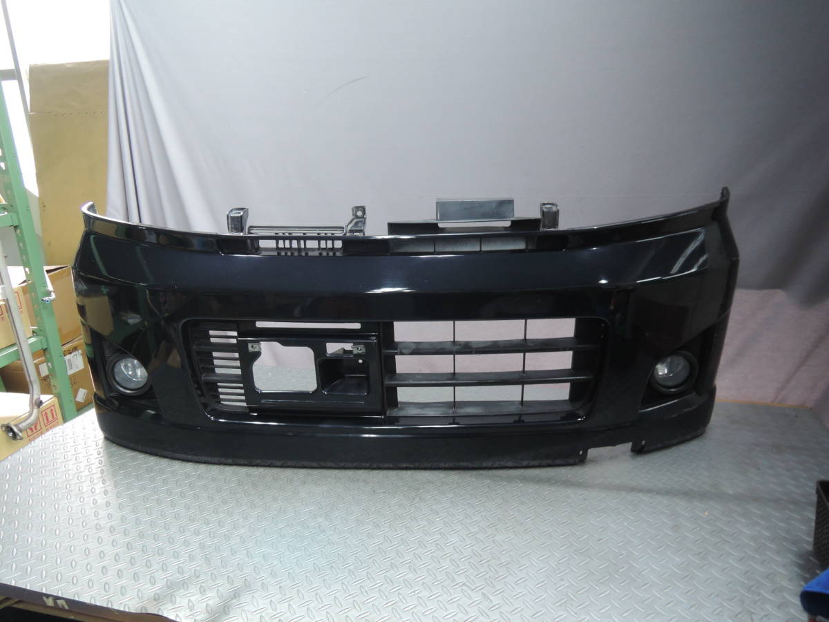 ・ MH22S ワゴンR スティングレー (NA) 4AT 純正 フロント バンパー フォグ付き ZJ3 検:フォグランプ/Fバンパー/エアロ S-2276拍卖