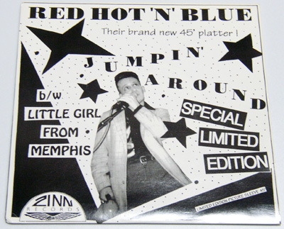 45rpm/ Jumpin' Around - Red Hot 'n' Blue - Little Girl From Memphis/ ロカビリー,Ashley Kingman,Paul Ansell,Zinn Rec,モダン,UK,1994拍卖