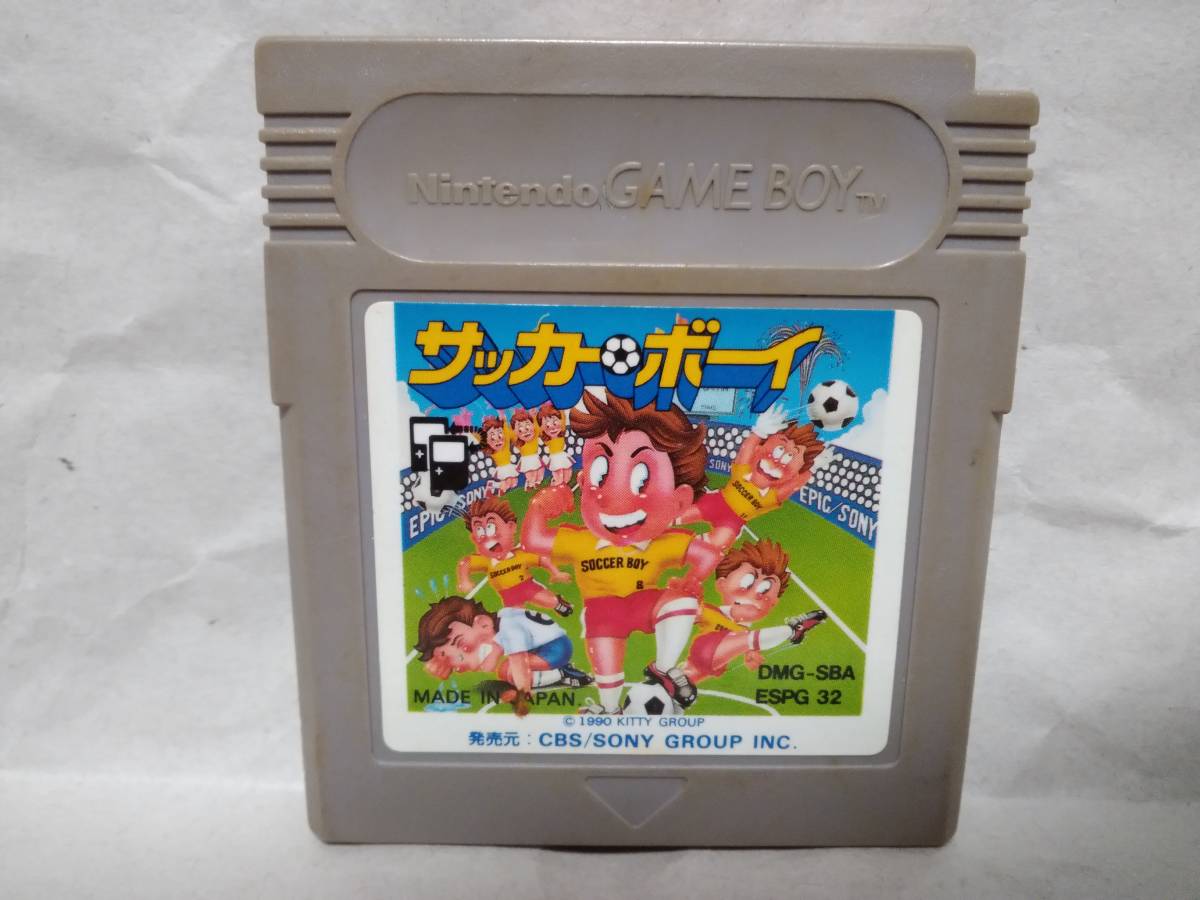 GB「サッカーボーイ」 EPICソニー 1990年4月27日 ゲームボーイ拍卖