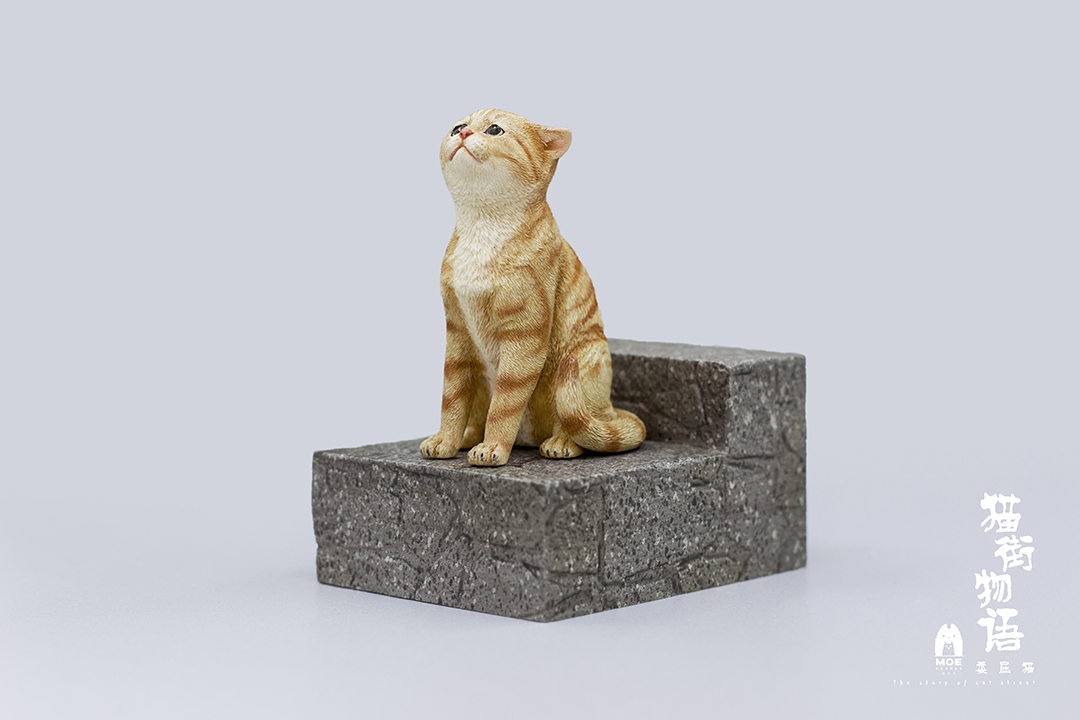 Sank Toys 猫街物語シリーズ 第三弾 悲しい猫-茶トラ拍卖