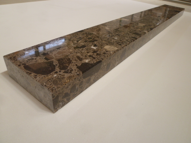 イタリア製大理石 『ブラウン』 上り框 1200×150×50 【送料込】拍卖