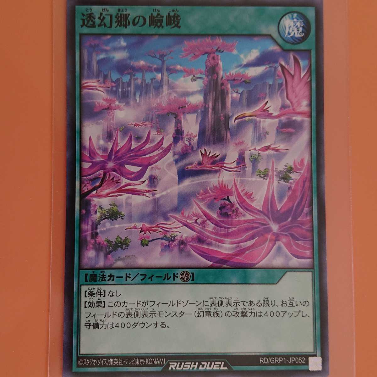 遊戯王 透幻郷の嶮峻拍卖