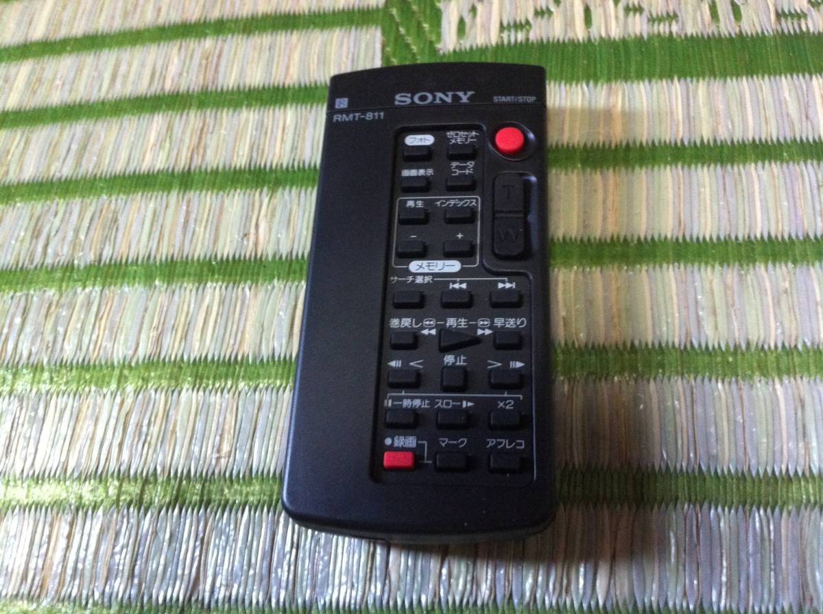 SONY ビデオカメラリモコン RMT-811拍卖