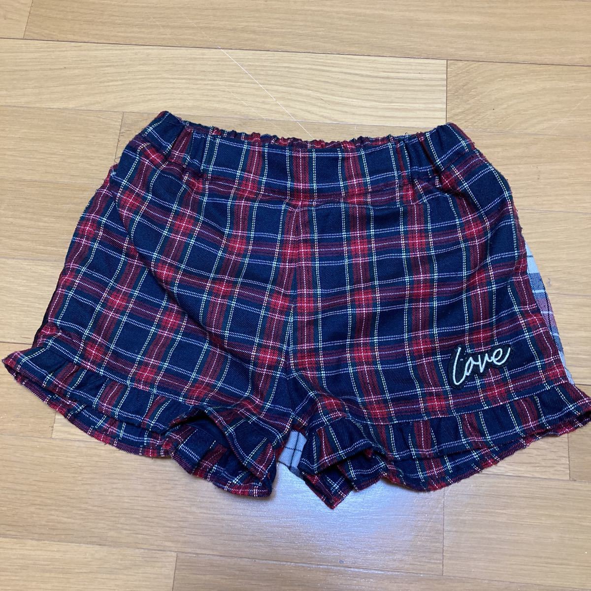 ジェニィ ショートパンツ 150 160センチ ボトムス キッズ ジュニア 女の子 短パン JENNI LOVE チェック柄拍卖