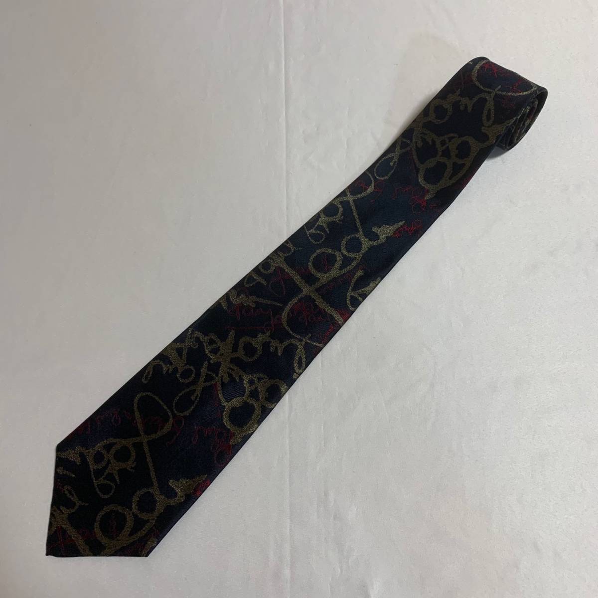 Jean Paul GAULTIER ジャンポール ゴルチエ ゴルチェ ロゴ ネクタイ タイ tie拍卖