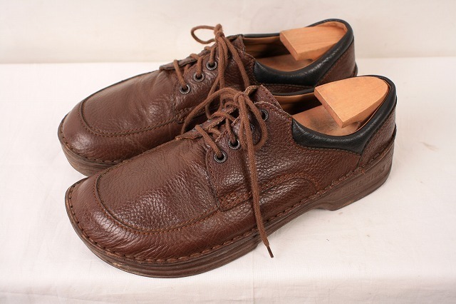 ビルケンシュトック 25.0cm/39 茶 レザー モック メンズ レディース パサデナ BIRKENSTOCK 中古 古着 bk1663拍卖