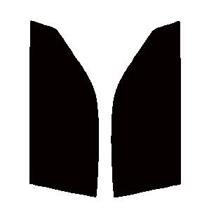 断熱クリアー 運転席、助手席 180SX S13 カット済みフィルム拍卖