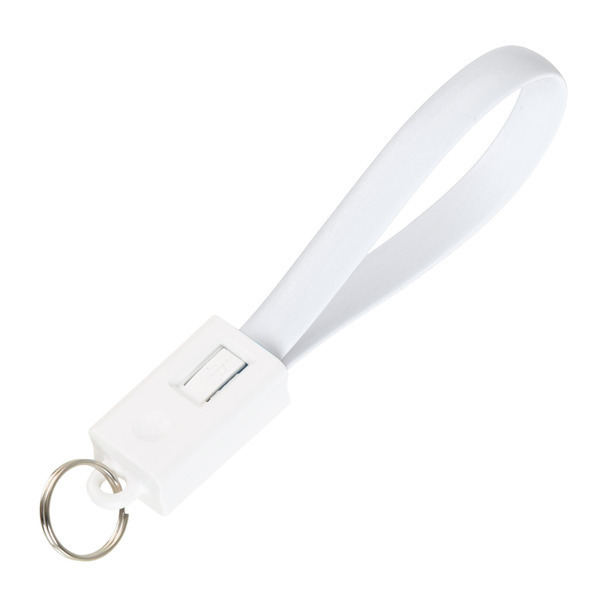 新品 ETSUMI エツミ キーホルダーケーブル 3個セット E-6861(WHITE) (2拍卖