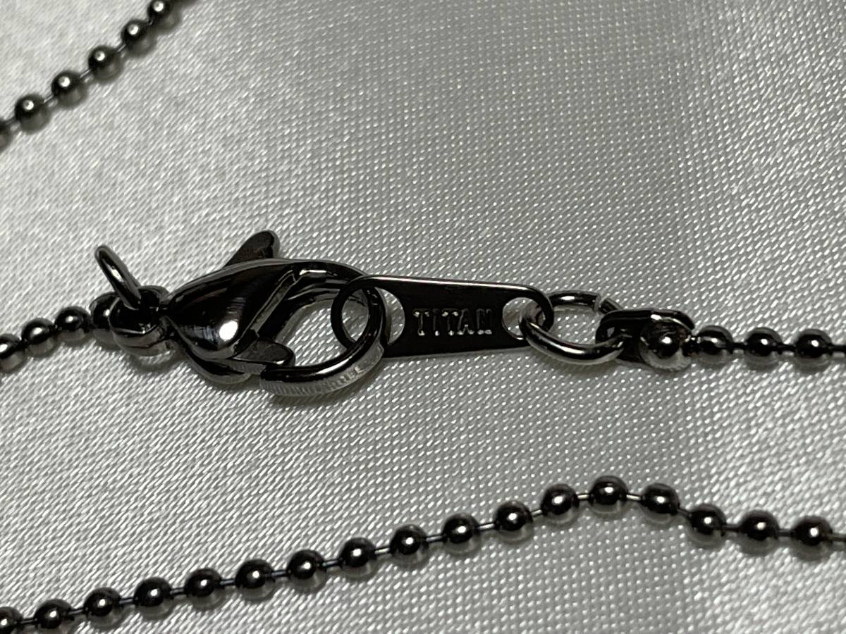 leger 純チタン製 ボールチェーン Φ1.5mm 45cm 未使用品拍卖