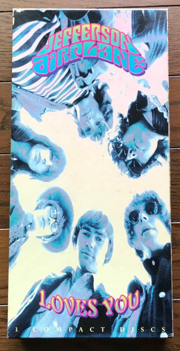 CD 3枚組 BOX / JEFFERSON AIRPLANE / LOVES YOU / 紙箱 / ジェファーソン・エアプレーン / サンフランシス拍卖