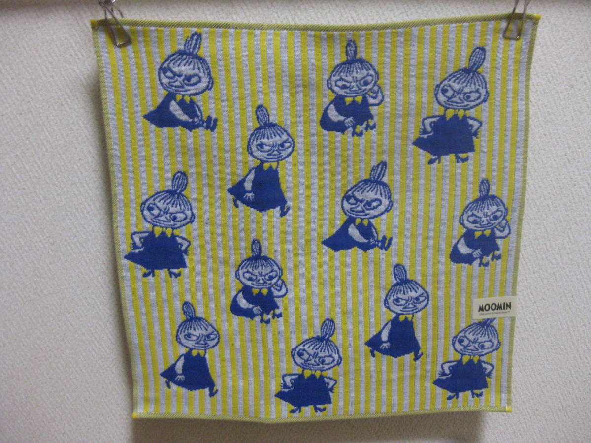 ムーミン☆リトルミイ ガーゼ ハンカチタオル イエロー 未使用拍卖
