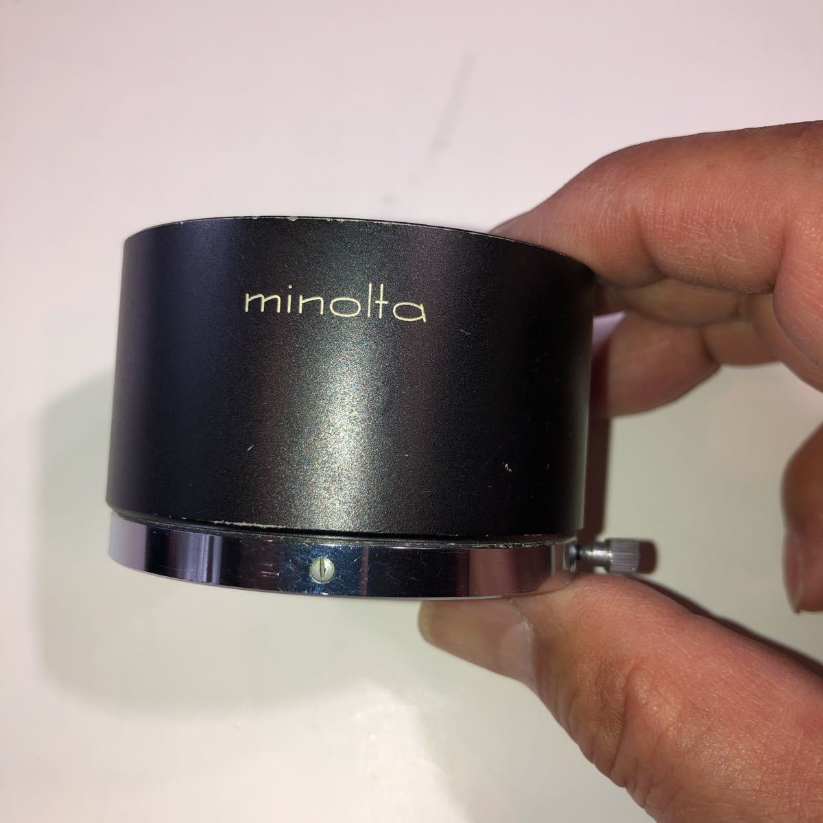 MINOLTA メタルフード D57KD 58mmかぶせ NR.NCでお願いします。送料着払い拍卖