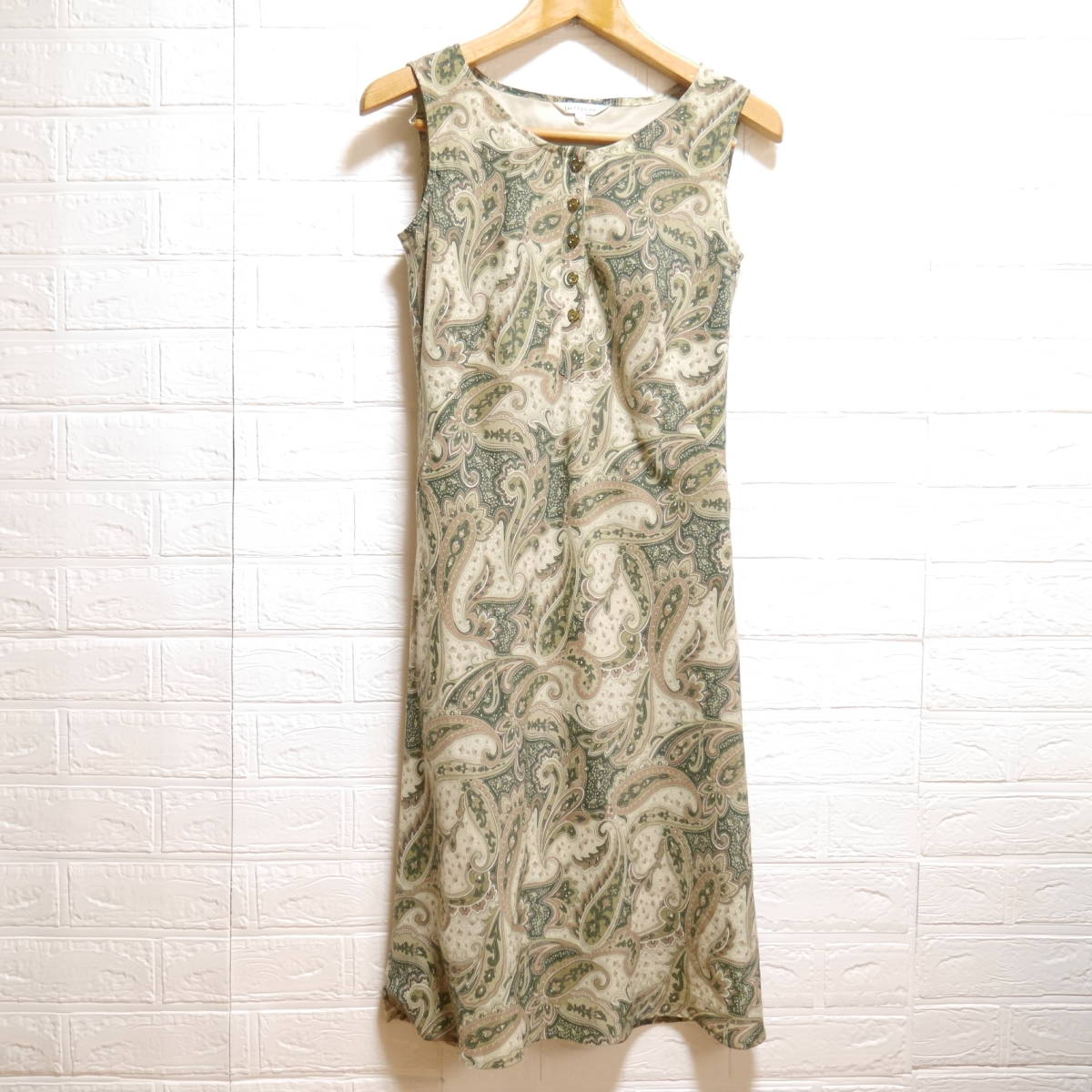 A397 ◇ Lui Chantant | ルイシャンタン ワンピース 緑 中古 サイズ38拍卖