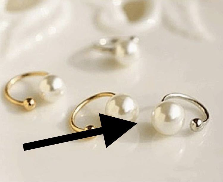 c.u.l 一粒パールのイヤーカフ シルバー拍卖