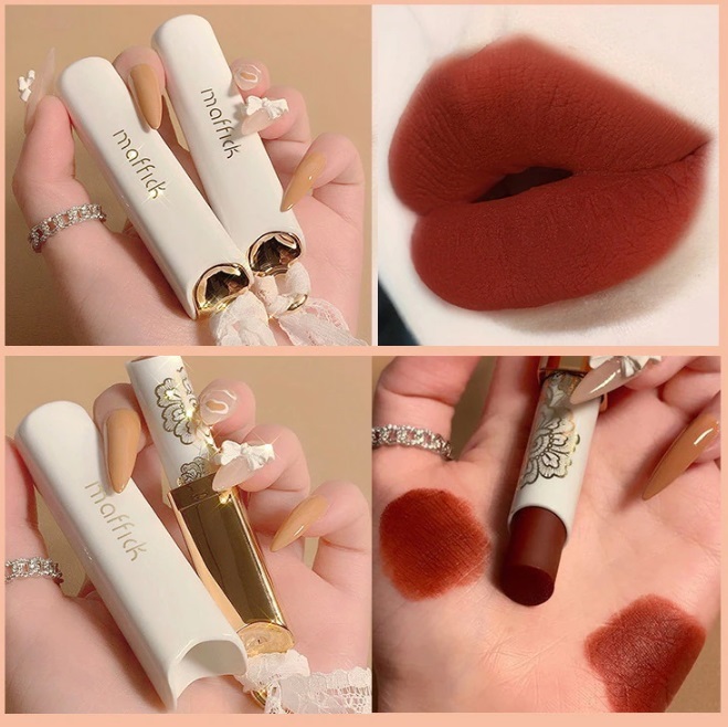 未開封 新品 NEW 未使用 MAFFICK リップティント レース リボン 口紅 #04 ノンスティックカップ マット リップ 保湿 光沢 しっとり 人気拍卖