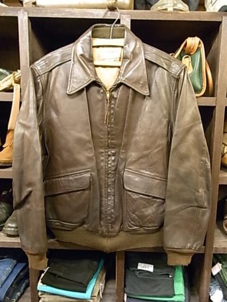60'S CRESCO LEATHER SPORTS JKT SIZE 40? ヴィンテージ レザー スポーツ ジャケット A-2 フライト 拍卖
