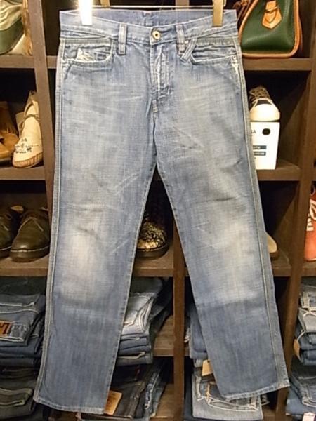 DIESEL 色落ち ストレート デニムパンツ SIZE 12 ディーゼル ジーンズ レディース拍卖