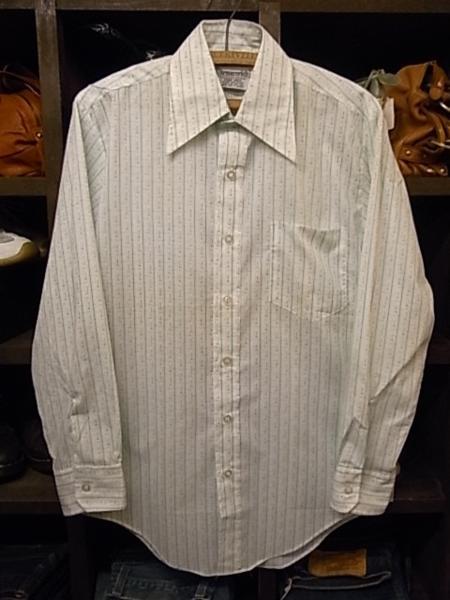 DEADSTOCK 80'S BRUNS WICK VINTAGE 総柄 長袖 シャツ SIZE 15 ヴィンテージ拍卖