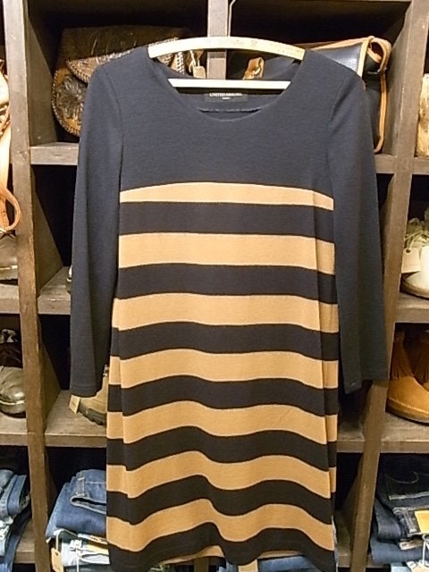 MADE IN JAPAN UNITED ARROWS KNIT ONE PIECE SIZE 38 ユナイテッド アローズ ニット ワンピース 日本製拍卖