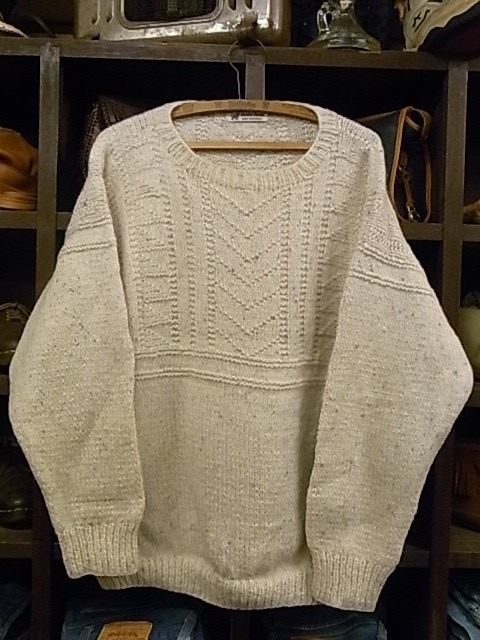ビッグサイズ RIVKA KNIT 'RUBY GLICKSMAN' ALAN SWEATER SIZR XL? アラン セーター ニット拍卖