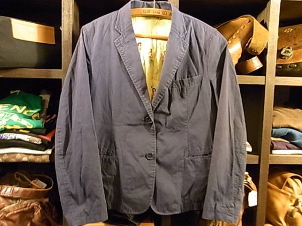 BEAMS BOY テーラドジャケット 裏地アロハ柄 ネイビー SIZE M?拍卖