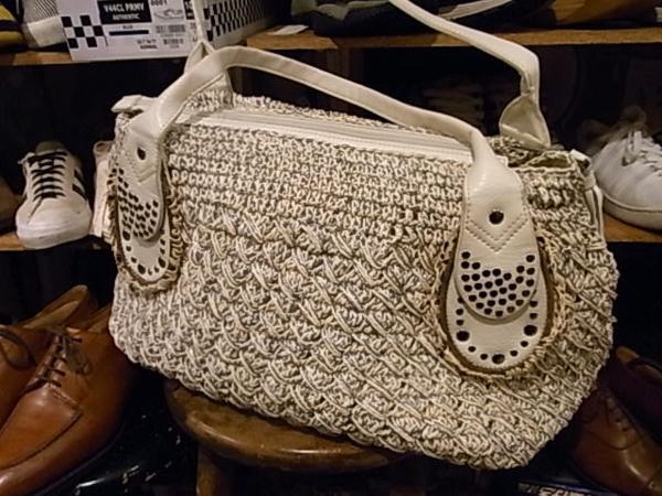 LUANA 編み込み メッシュ ハンドバッグ ルアナ レザー拍卖