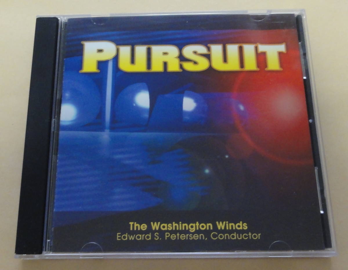 PURSUIT : The Washington Winds Edward Petersen CD C.L. バーンハウス 中上級バンド向け作品集 ワシントン・ウィンズ 吹奏楽拍卖