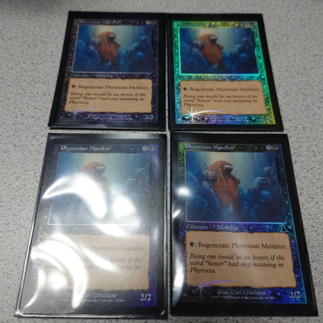 MTG UDS ファイレクシアの監視者 英語foil 四枚セット 即決拍卖