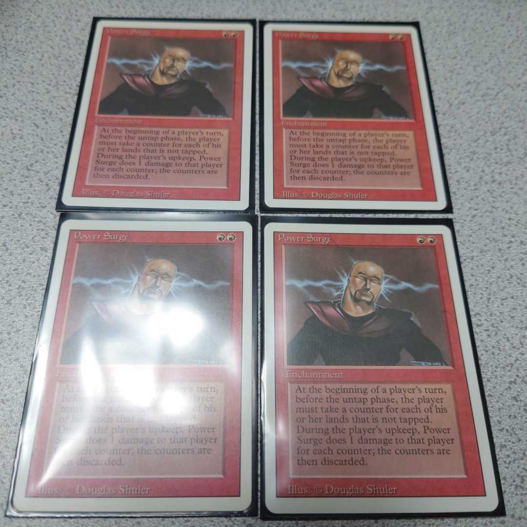 MTG RV Power Surge 英語 四枚セット リバイズト 3版 即決拍卖