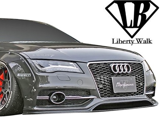 【M's】アウディ A7/S7 (2011y-2018y) Liberty Walk LB-WORKS フロントバンパー//FRP製 AUDI エアロ バンパー リバティーウォーク拍卖