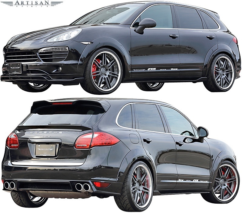 【M's】958 PORSCHE CAYENNE V6用 (2010.3-) ARTISAN SPIRITS フルエアロ 5点 (F+S+R+RGS+OF)//FRP カスタム アーティシャンスピリッツ拍卖
