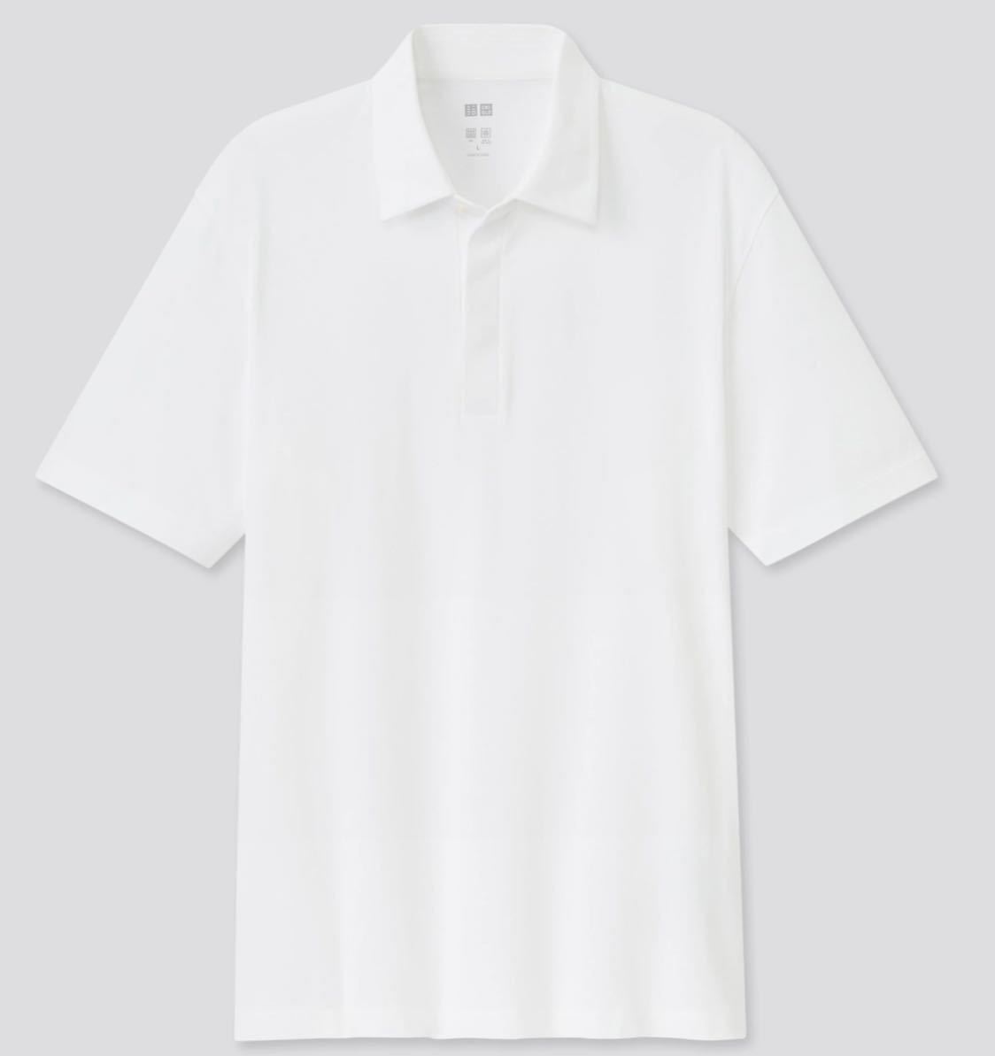 エアリズム ポロシャツ ホワイト拍卖